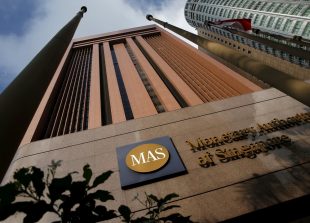 FILE PHOTO: A view of the Monetary Authority of Singapore building in Singapore April 18, 2016. REUTERS/Edgar Su/File Photo
