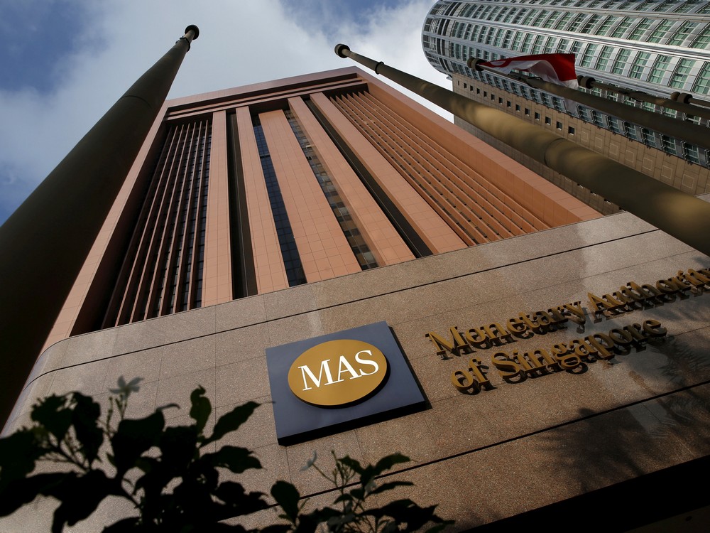 FILE PHOTO: A view of the Monetary Authority of Singapore building in Singapore April 18, 2016. REUTERS/Edgar Su/File Photo