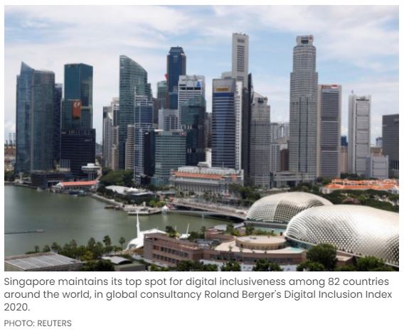 Singapore Ranks 1st In Digital Inclusiveness, But South-east Asia Lags ...