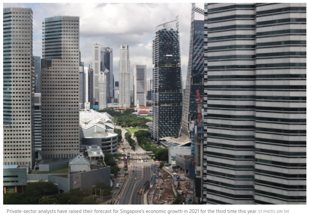 Private-sector Economists Raise Singapore’s 2021 Growth Forecast To 6.6 ...