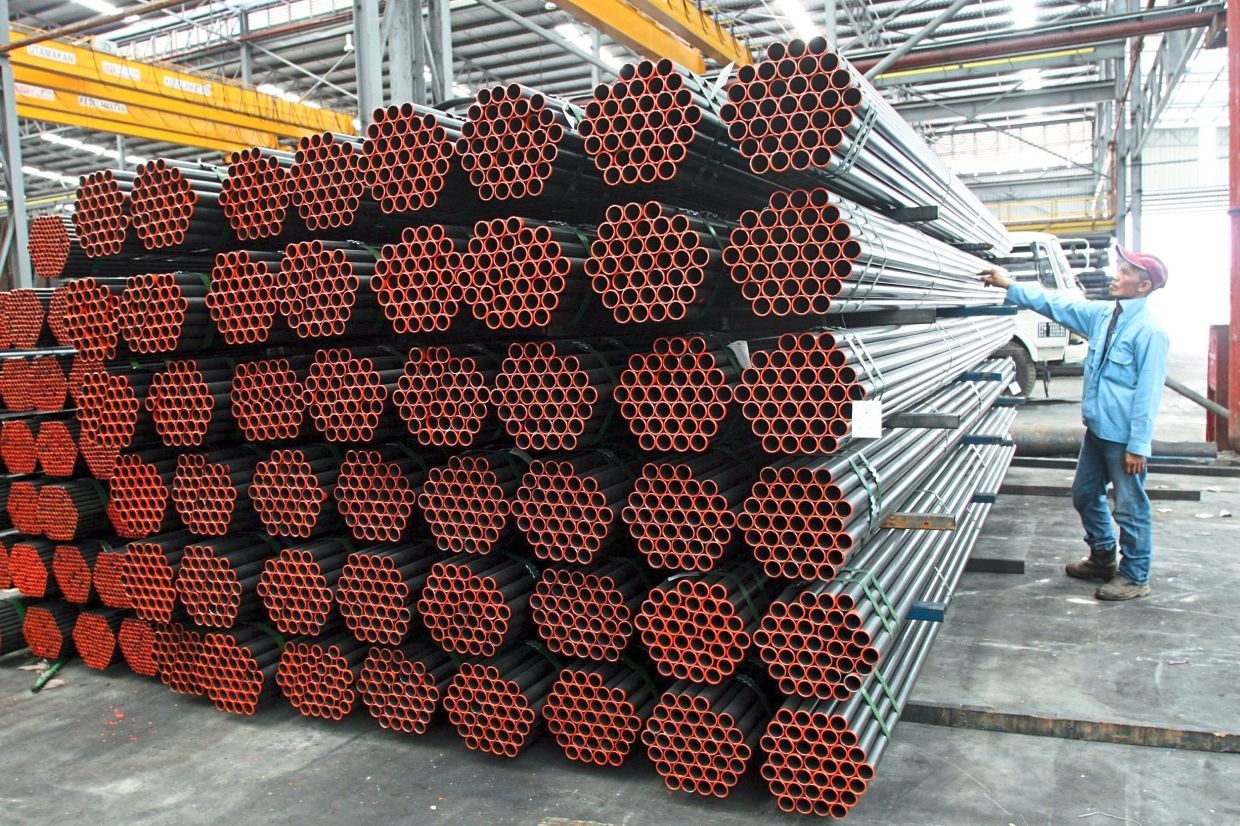 Hiap Teck Venture Bhd's steel product: black pipes for the water industry